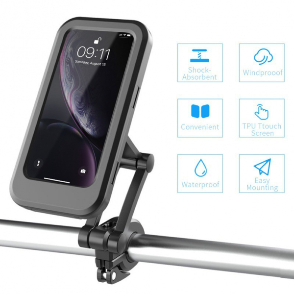 MagnetRide Pro – 360° Rotating Waterproof Phone Holder for Bicycles